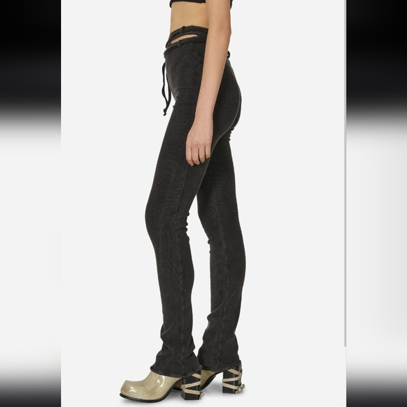 ssense OTTOLINGER Rib Lounge Pants Black Wash Large - Picture 6 of 16